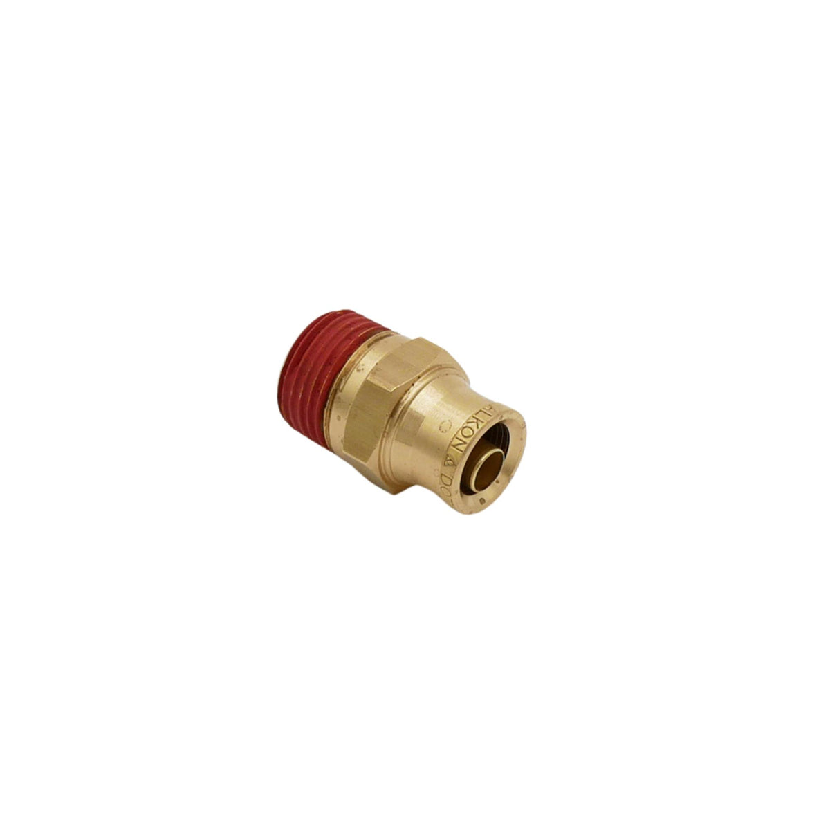 Alkon | DOT, PUSH-IN CONNECTOR, MALE 3/8 IN TUBE X 3/8 IN NPT | AQ68-DOT-6X6