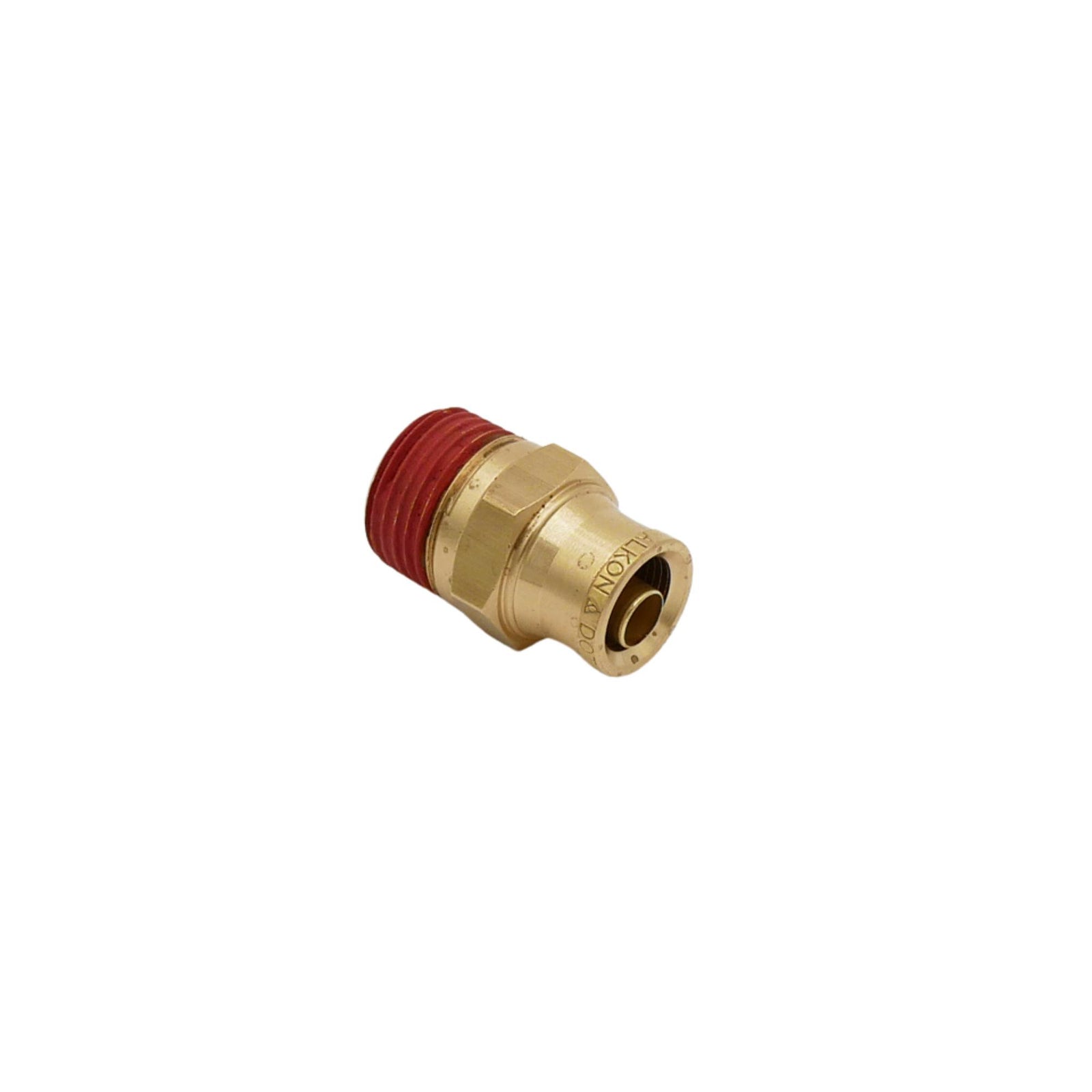 Alkon | DOT, PUSH-IN CONNECTOR, MALE 3/8 IN TUBE X 3/8 IN NPT | AQ68-DOT-6X6