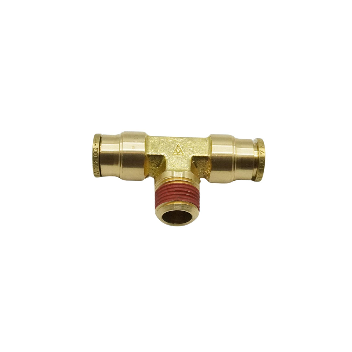 Alkon | DOT, PUSH-IN TEE MALE BRANCH, 1/2 IN TUBE X 3/8 IN NPT | AQ72-DOT-8X6
