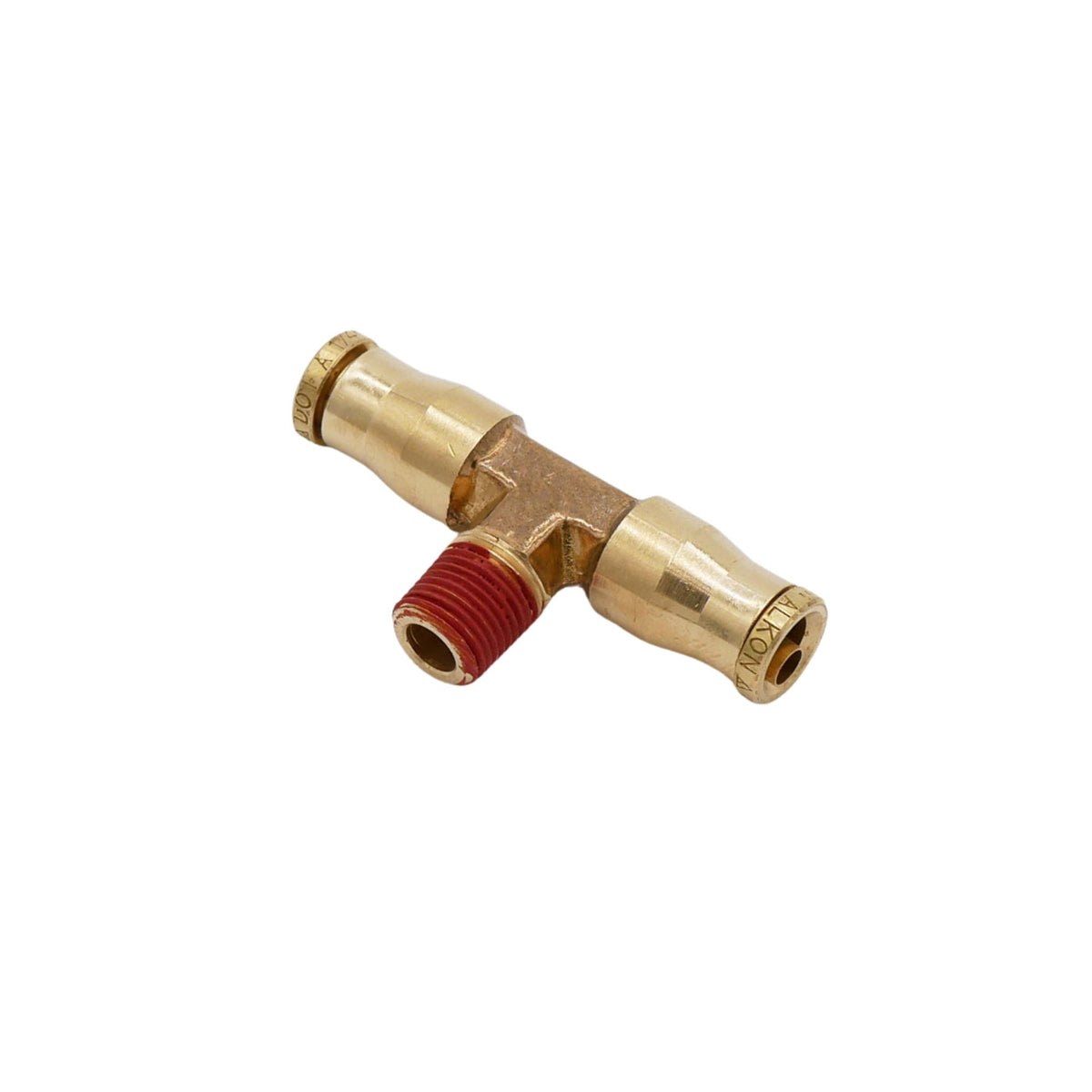 Alkon | DOT, PUSH-IN TEE MALE BRANCH, 1/4 IN TUBE X 1/8 IN NPT (10) | AQ72-DOT-4X2
