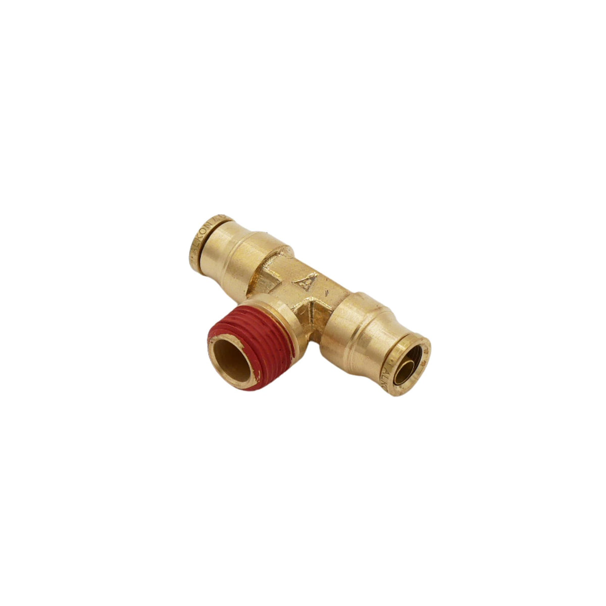 Alkon | DOT, PUSH-IN TEE MALE BRANCH, 3/8 IN TUBE X 3/8 IN NPT | AQ72-DOT-6X6