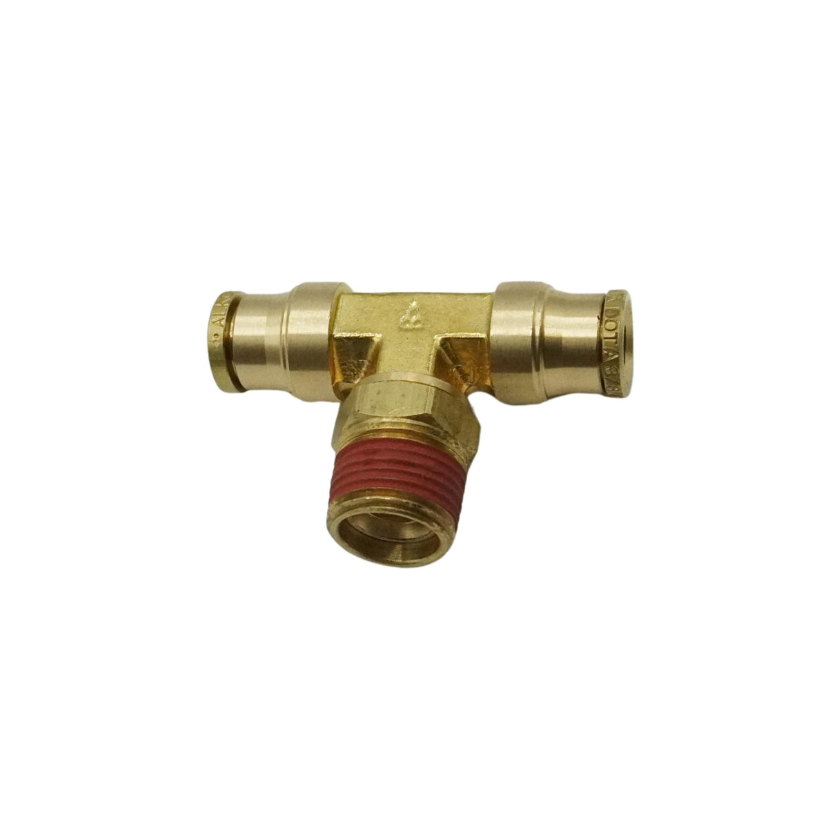Alkon | DOT, PUSH-IN TEE, SWIVEL MALE BRANCH, 3/8 IN OD X 3/8 IN NPT | AQ72-DOTS-6X6