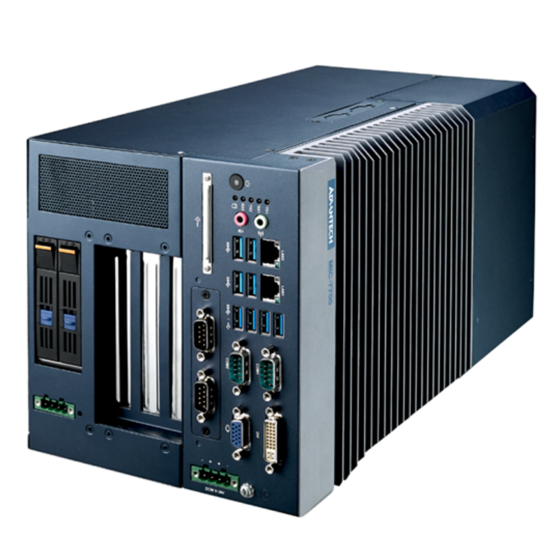 rectangular box with vents on the side and input holes on the front