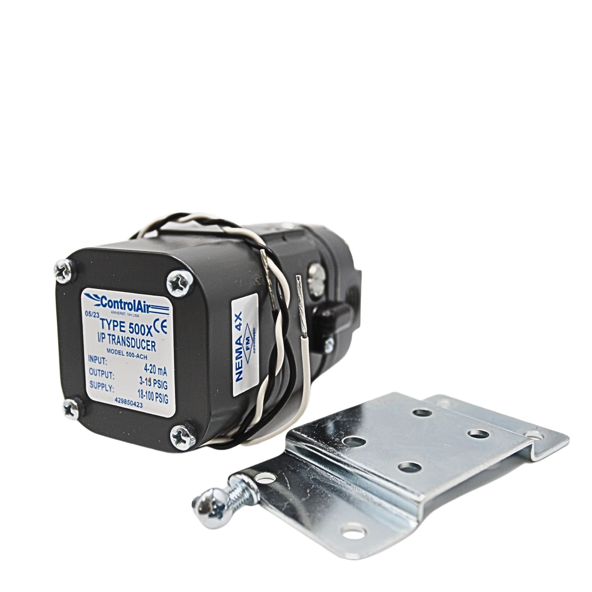 String Transducer ControlAir | Intrinsically Safe Transducer I/P E/P 4-20mA, 3-120 PSI ...