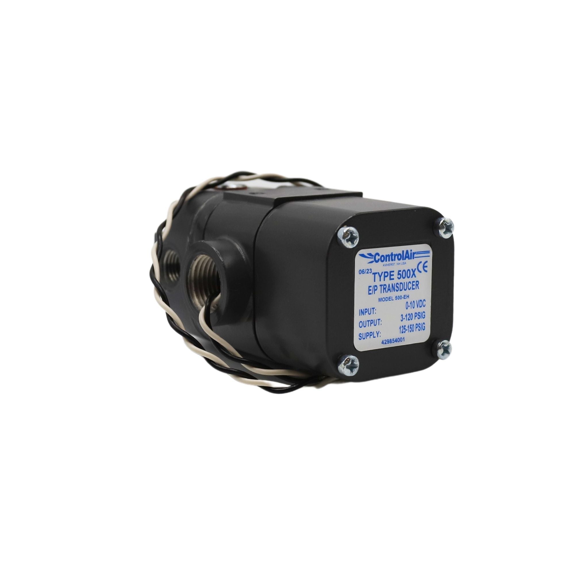 Control Air l Transducer E/P 0-10VDC, 3-120PSI | 500-EH - side view