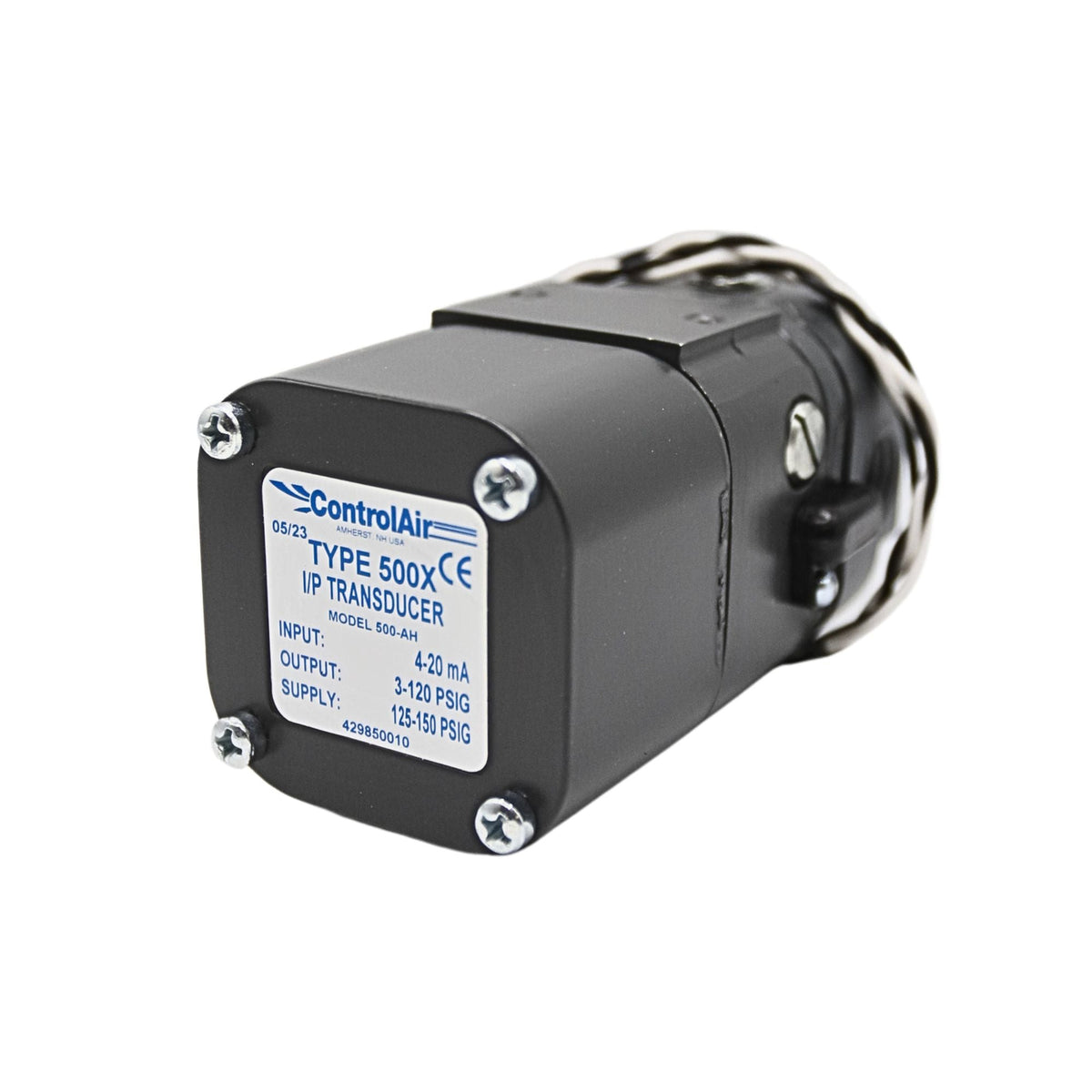 Transducer I/P E/P 4-20mA, 3-120 PSI 1/4&quot; NPT | 500-AH used on Control Air product line