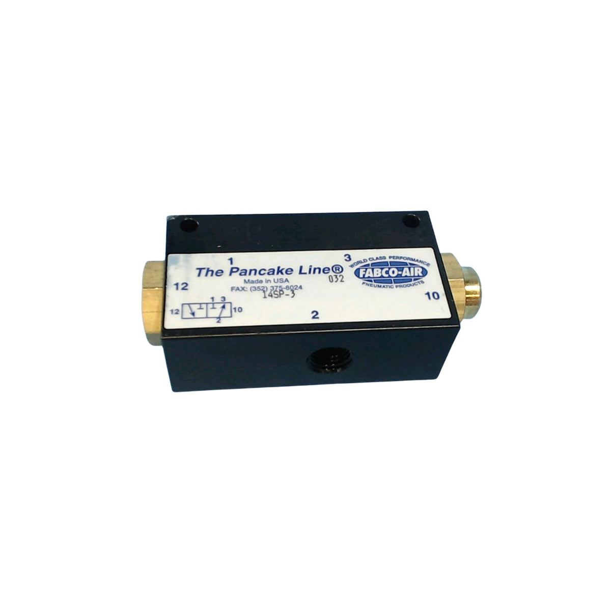 Fabco | 4-way (5/2) Single Pilot Pneumatically-Actuated Air Pilot Valve | 14SP-4