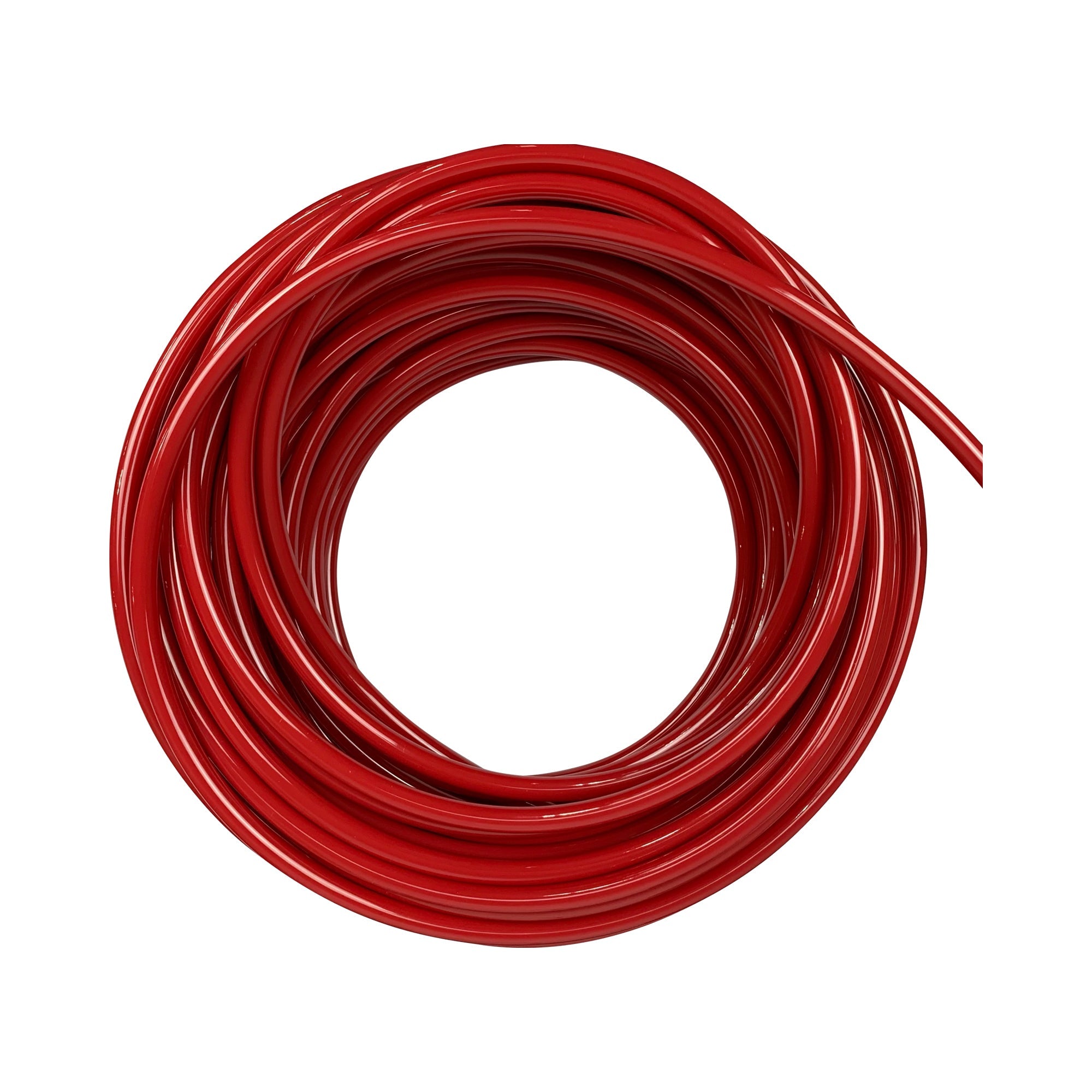 Red plastic tubing compatible for air 