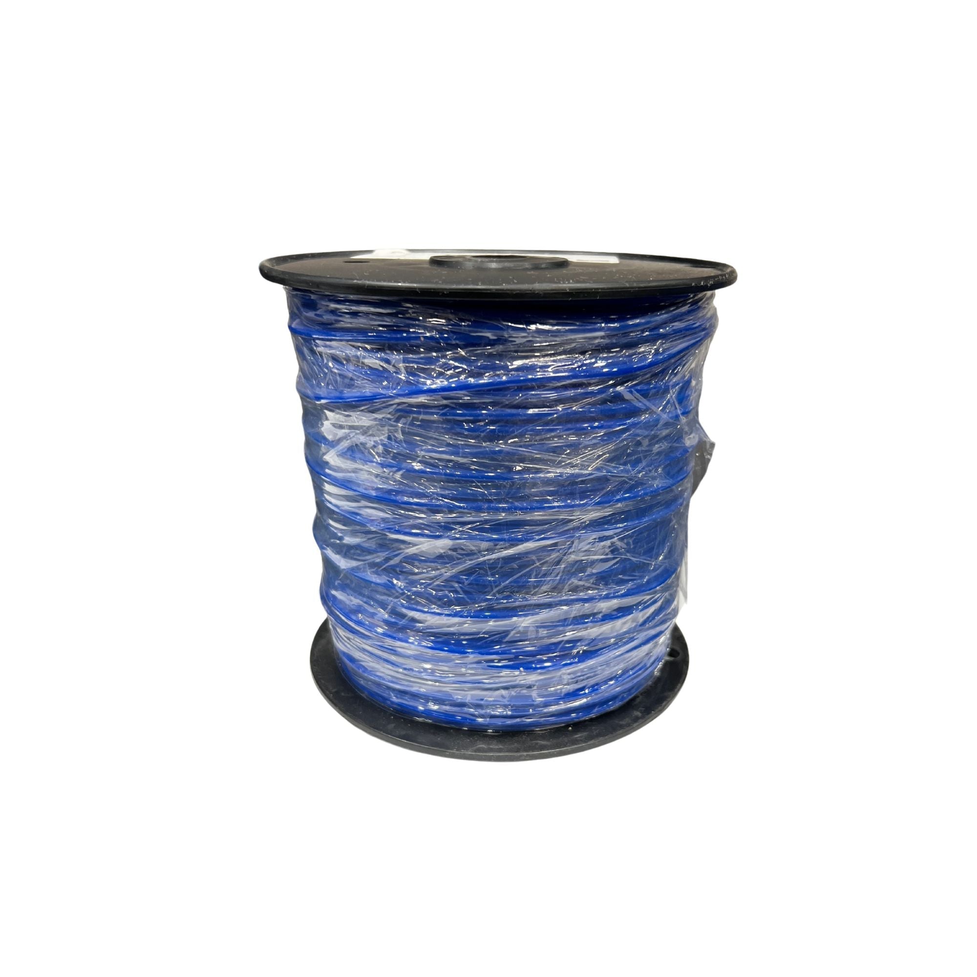 blue tubing in reel