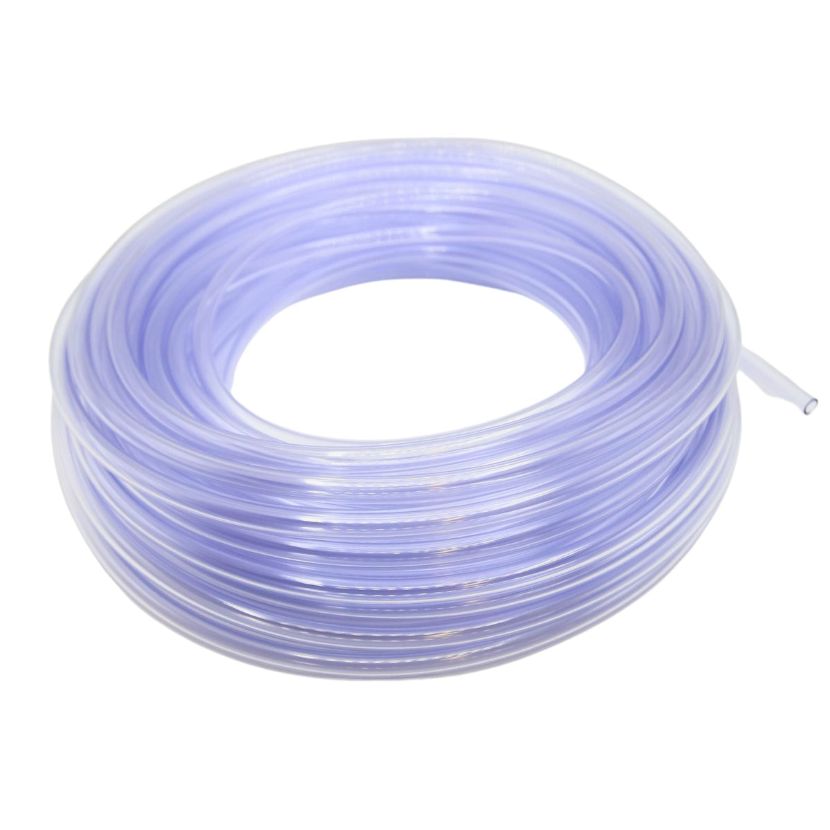 clear blue tubing