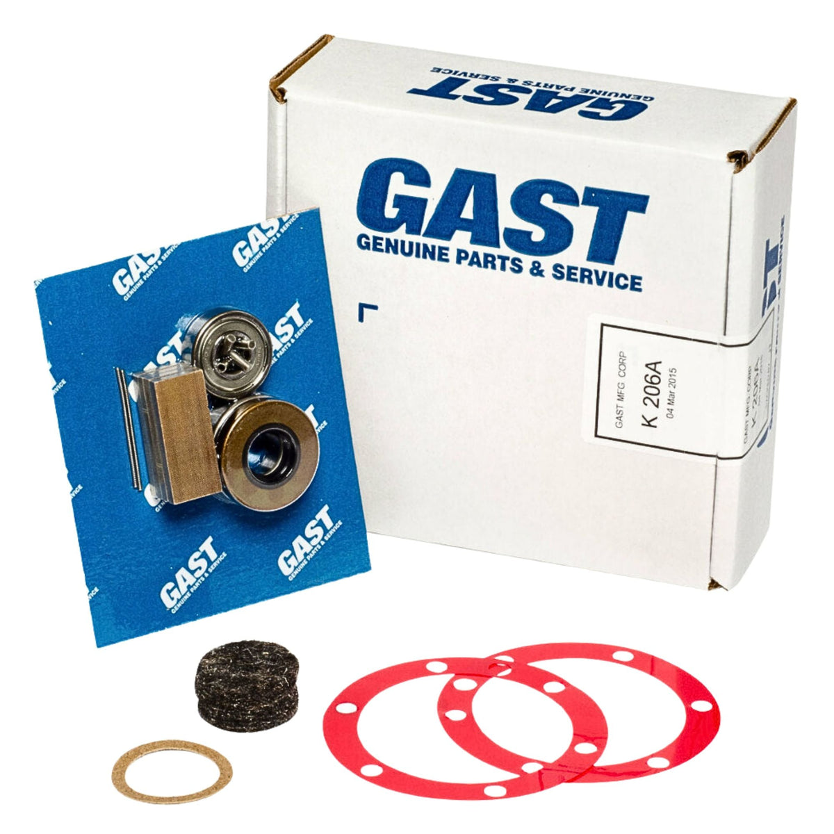 Gast | 4AM Service Kit (4 vane) | K206A used on gast product line