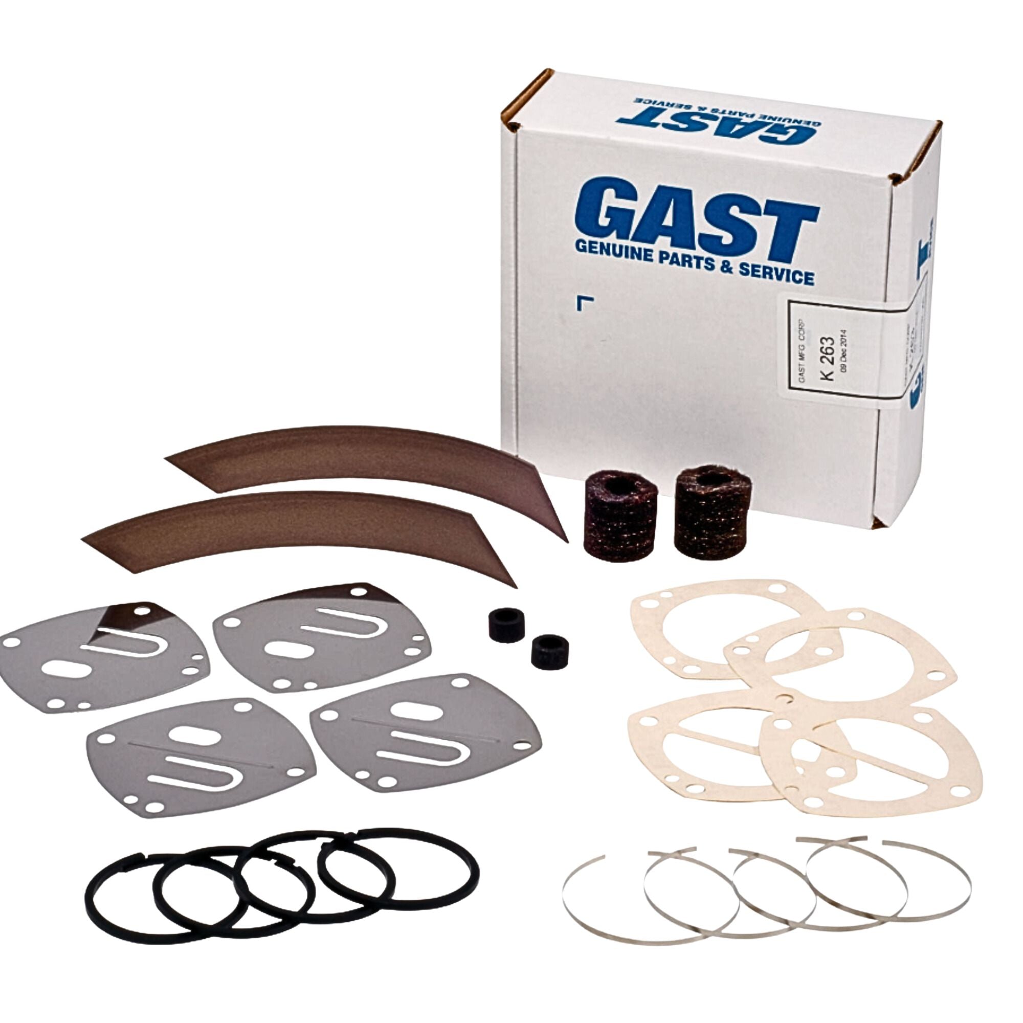 Gast | 4H/4L/5H/5L/6H/6L Piston Service Kit | K263 used on gast product line