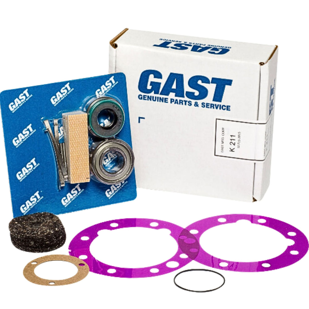 Gast | 8AM Service Kit (4 vane) | K211 used on gast product line