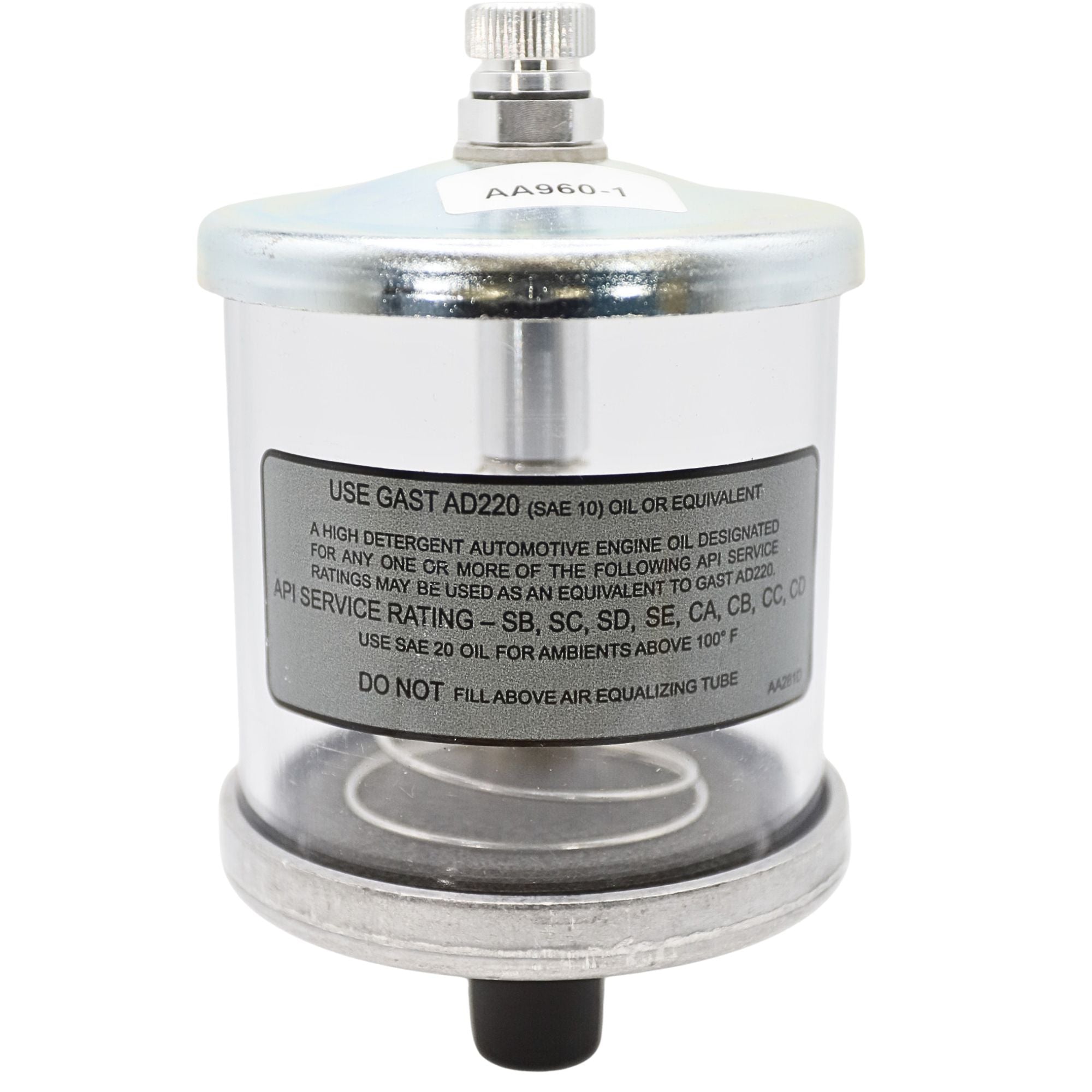 Gast | 2065/67/2565/67 Oil Reservoir | AA960-1 used on gast product line