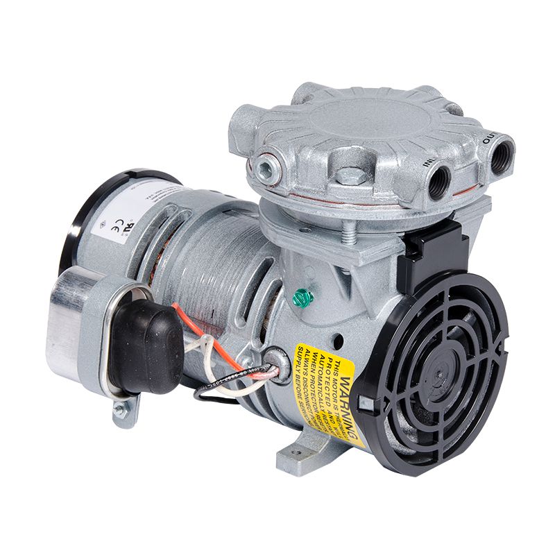 cylinder shaped pump with bottom mount and multiple ports on the top