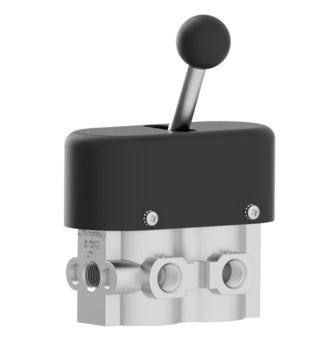 Humphrey | Detented Lever Operated 4 way Pneumatic Valve | 250-4H