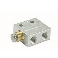 31P square with two threaded ports on the bottom face