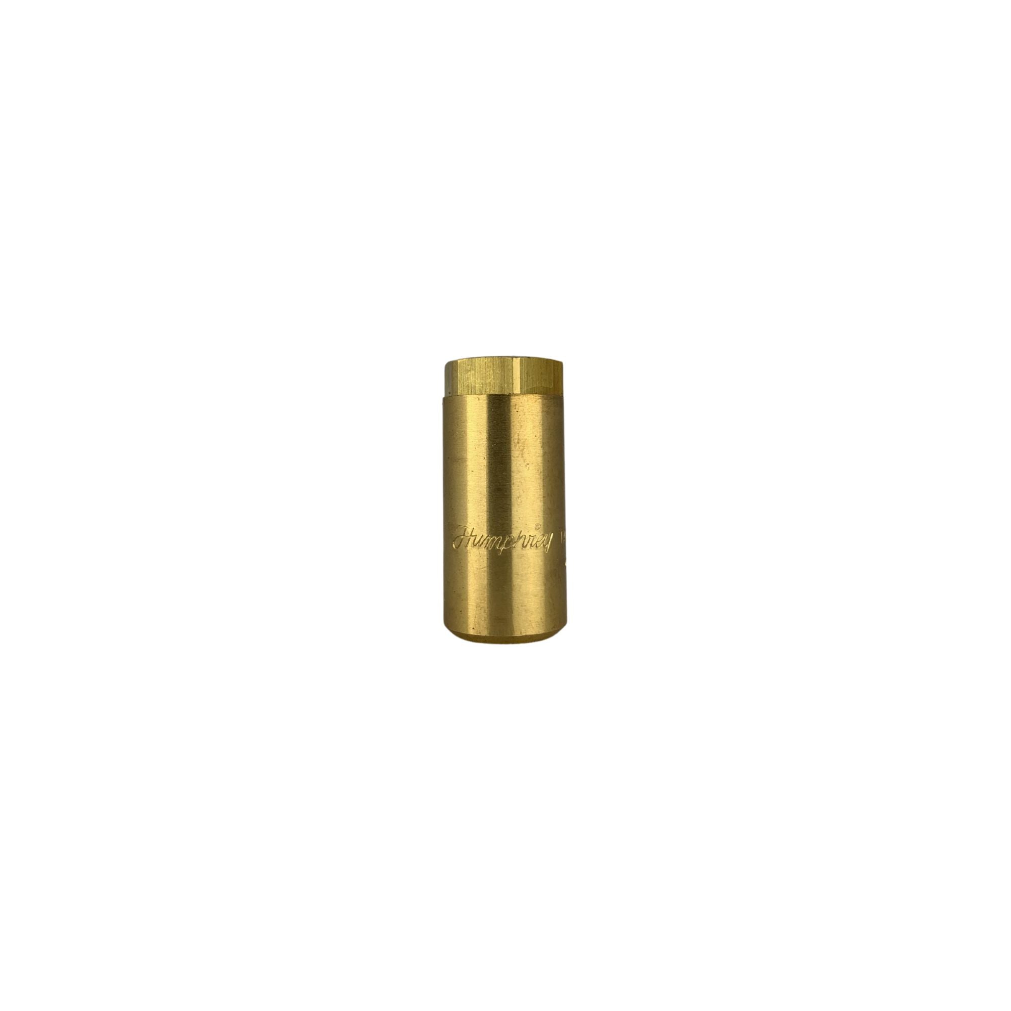 Cylinder with male thread on the bottom and female thread on top 