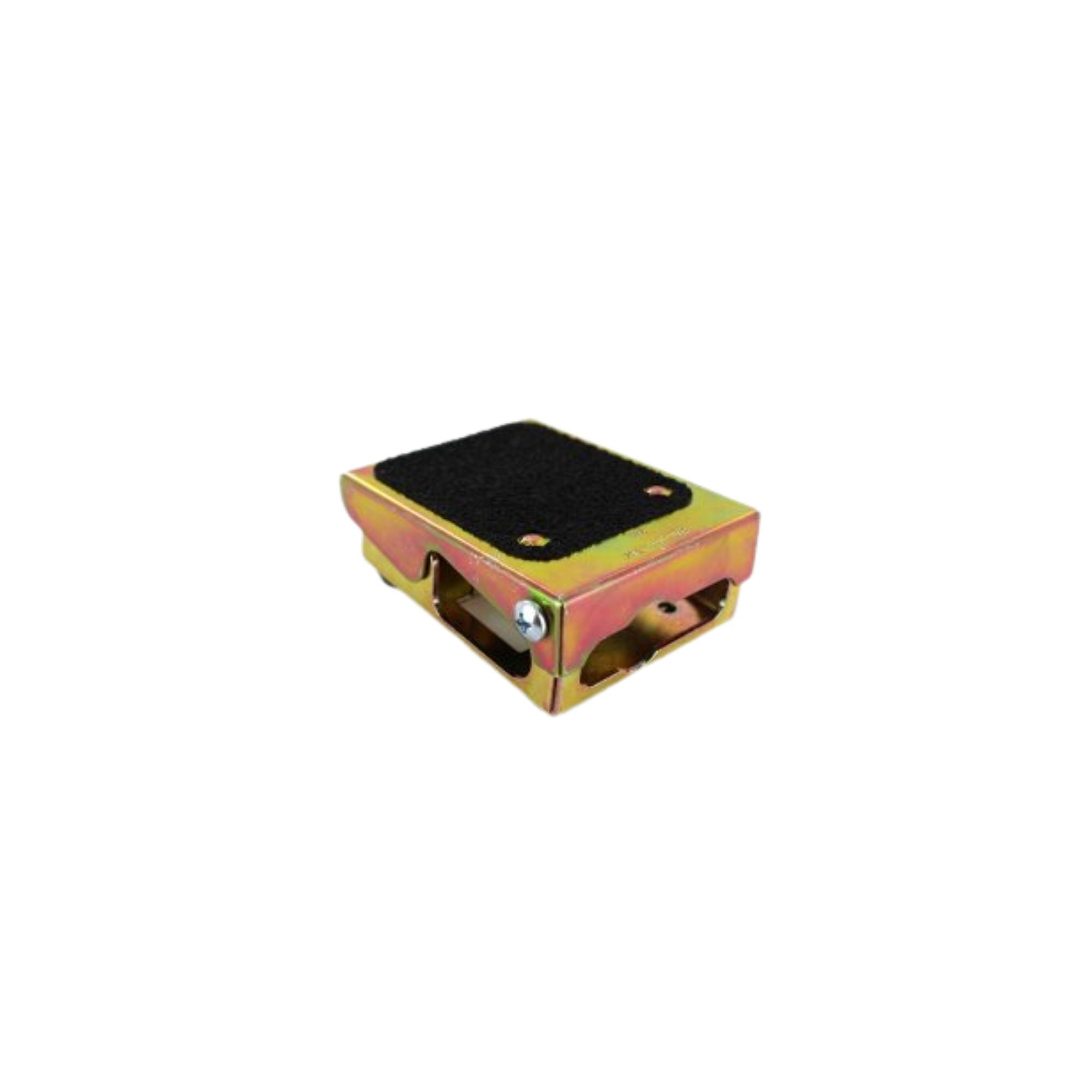 metal foot operator unit with black foot pad on top