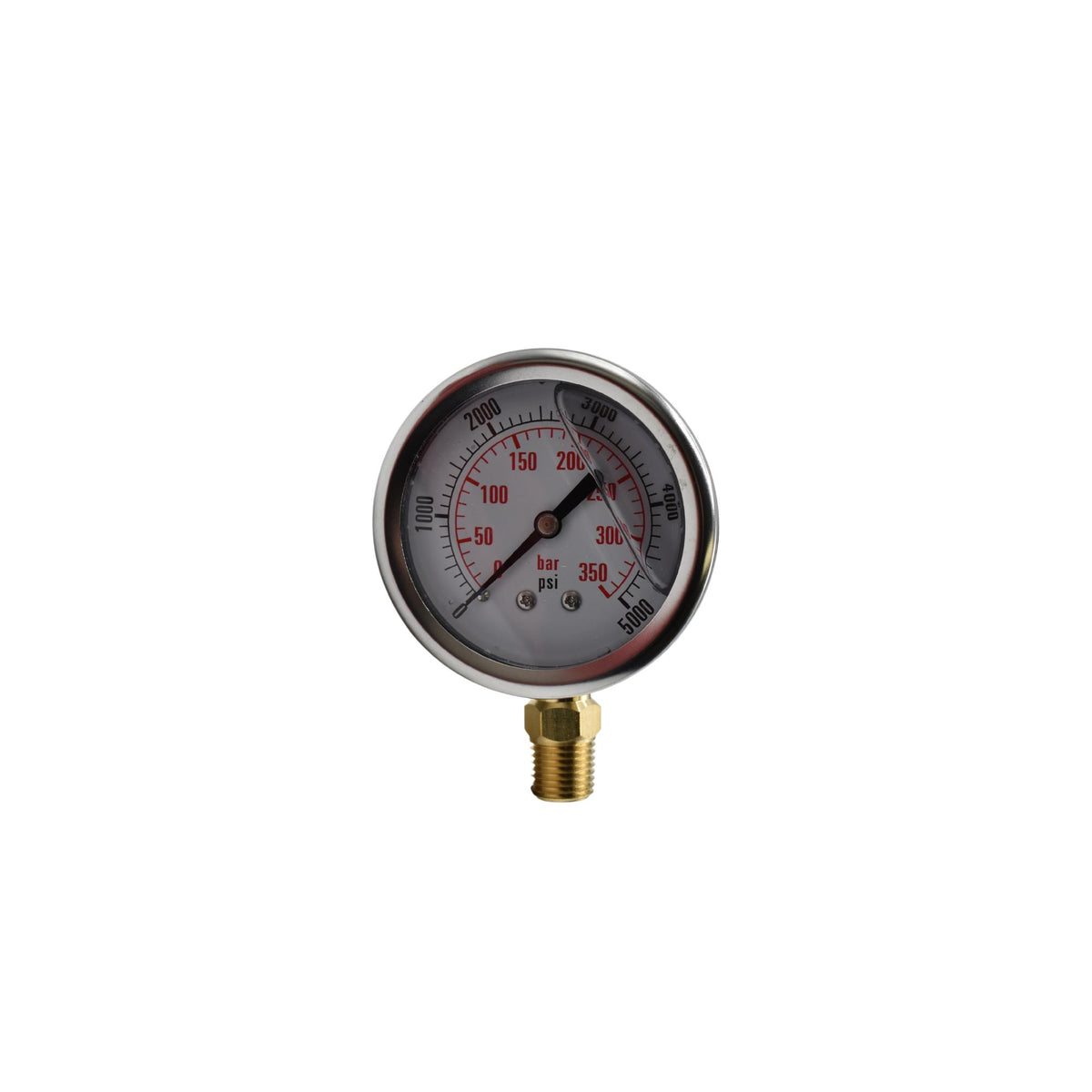 Hydraulic | CF Gauge, 2 1/2" 0-5000 NPT-Bottom Stem | CF1P-350A