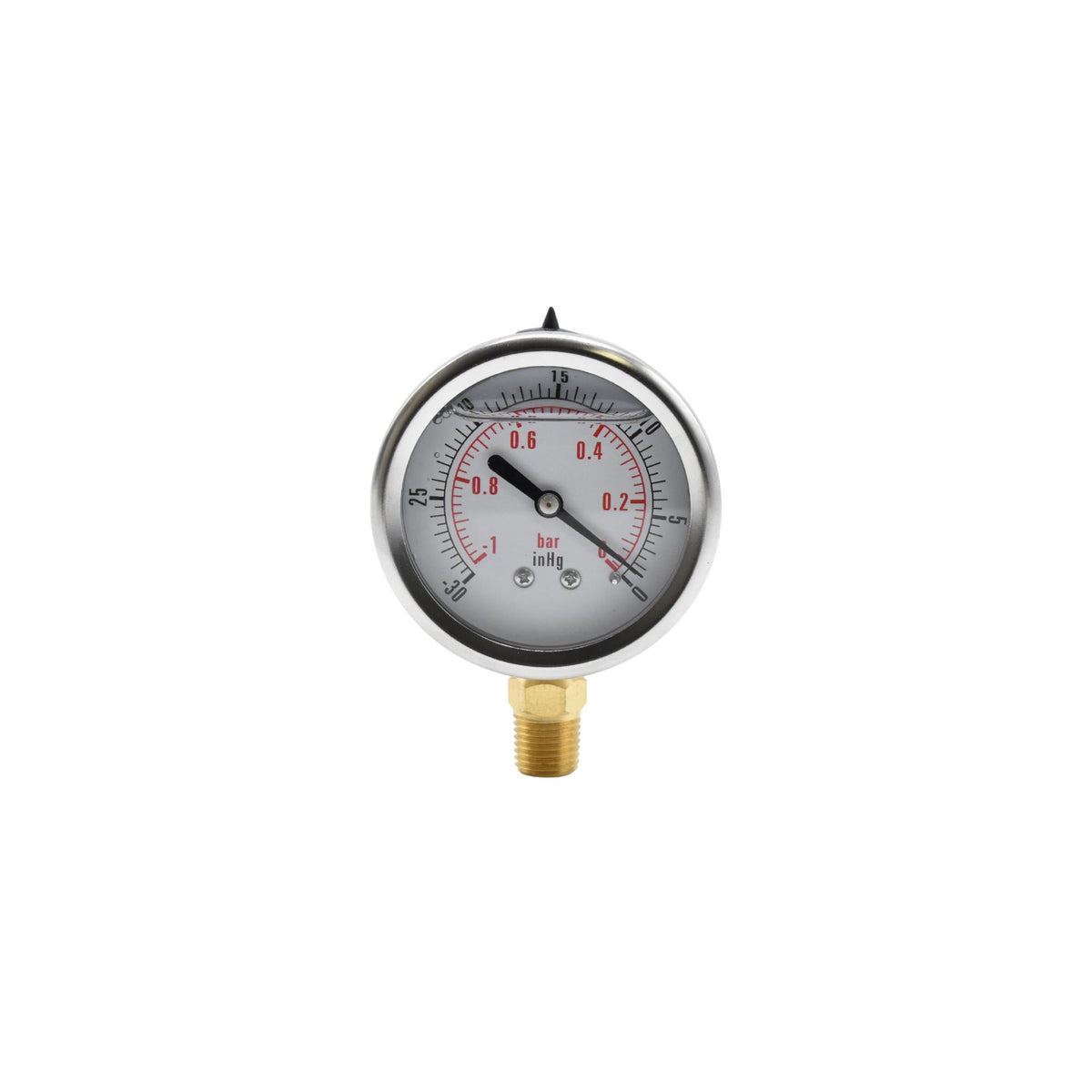 Hydraulic | Glycerine filled 2.5" gauge, 30-0 | CF1V-000A