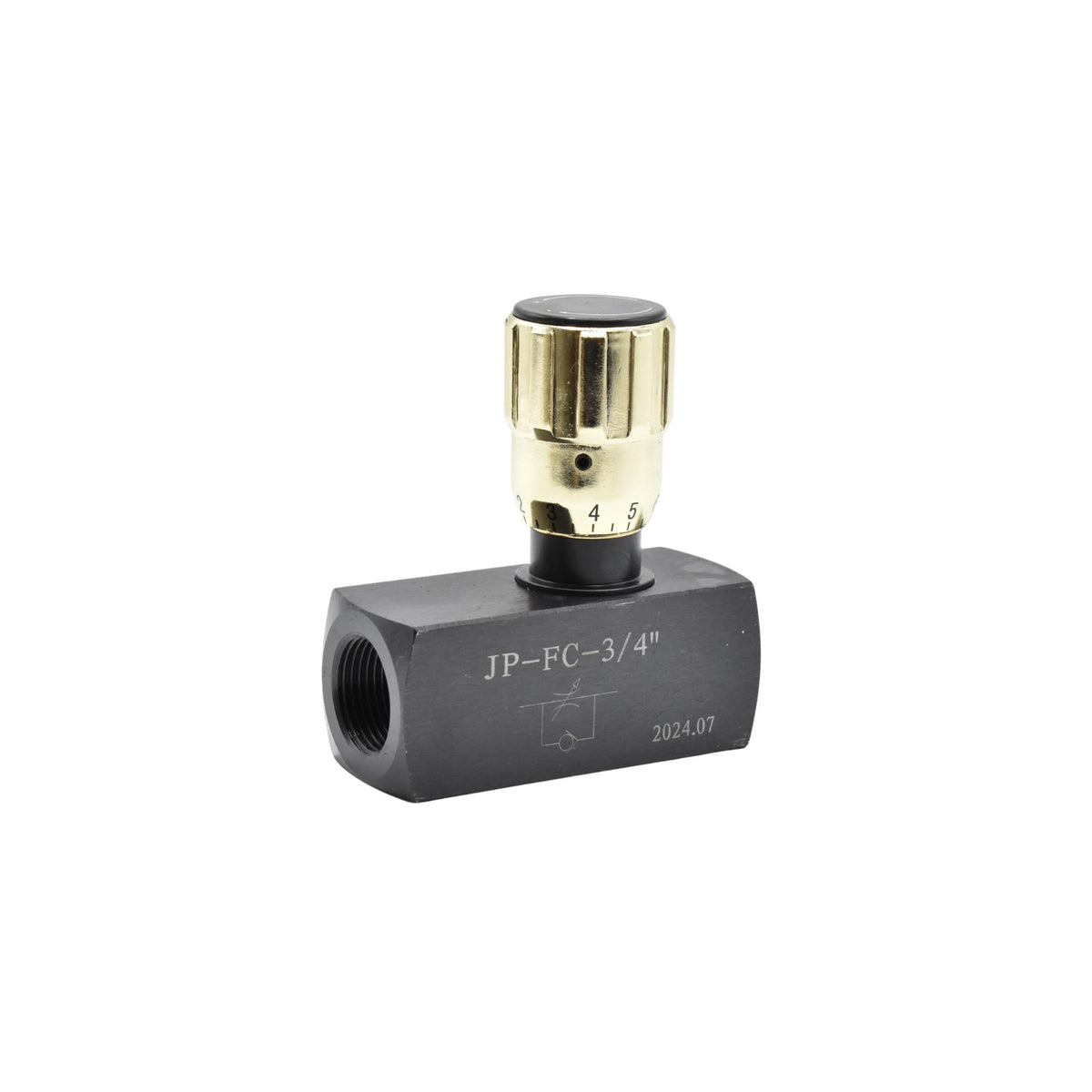 Hydraulic | In-Line Flow Control Valve (5000 PSI) | JP-FC-3/4 NPT
