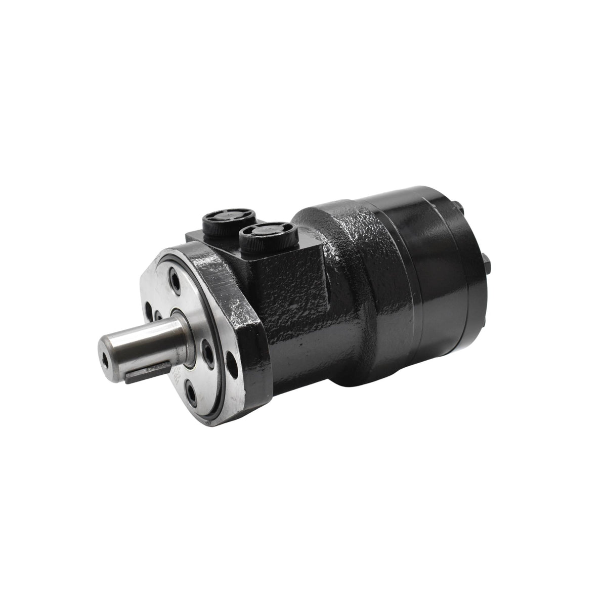 Hydraulic | LSHT Motor, 157.2cc, 378RPM, 3186in-lb, 2321psi Differential, 15.85GPM, SAE A 2-Bolt Mount, 1" Bore x 1/4" Woodruff Key Shaft, Side Ported, 1/2" NPT | BMRS-160 H2-K-P