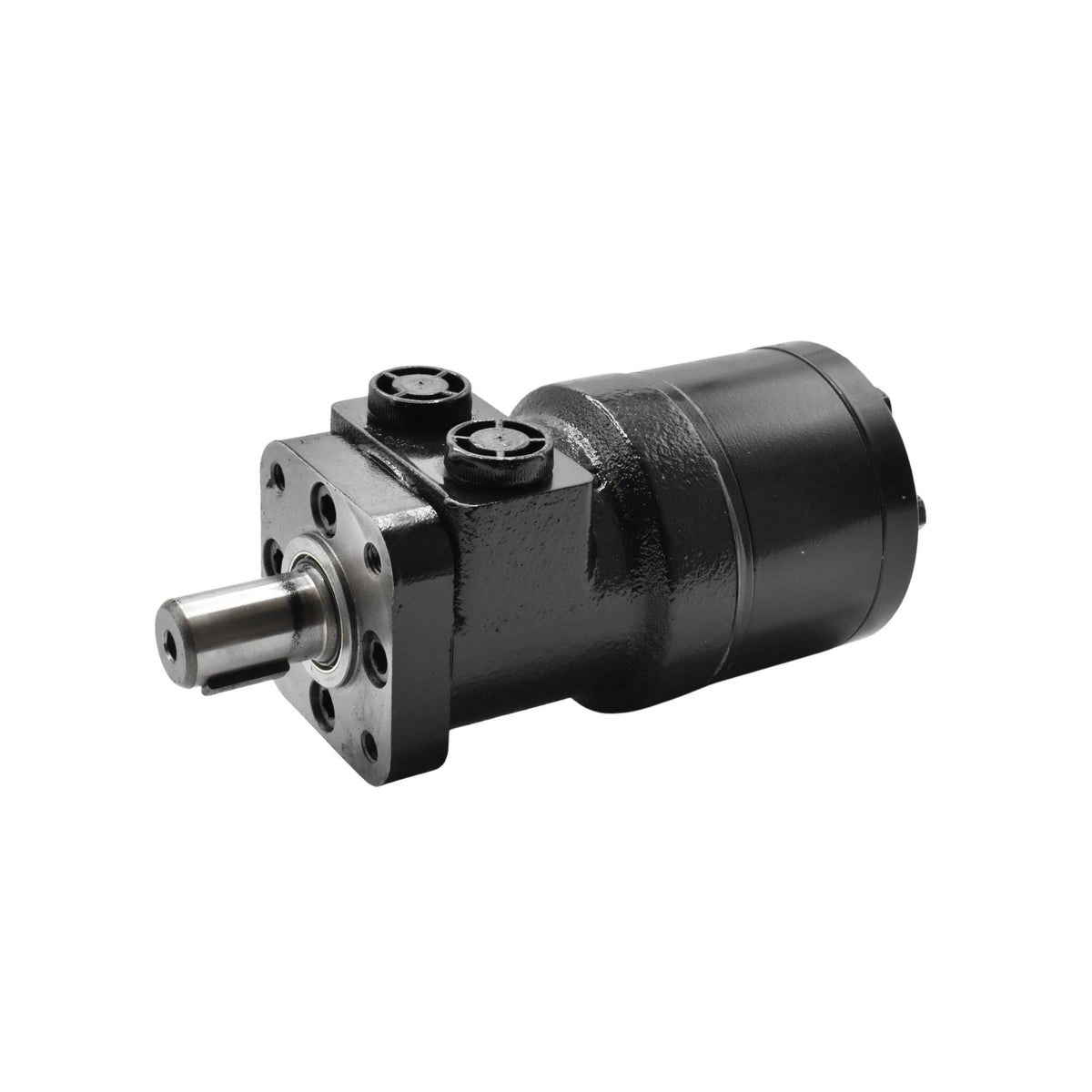 Hydraulic | LSHT Motor, 253.3cc, 240RPM, 3451in-lb, 2321psi Differential, 15.85GPM, SAE A 4-Bolt Mount, 1" Bore x 1/4" Woodruff Key Shaft, Side Ported, 1/2" NPT | BMRS-250-H4-K-P