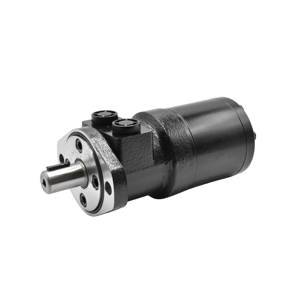 Hydraulic | LSHT Motor, 381.4cc, 155RPM, 3230in-lb, 1450psi Differential, 15.85GPM, SAE A 2-Bolt Mount, 1" Bore x 1/4" Woodruff Key Shaft, Side Ported, 1/2" NPT | BMRS-375 H2-K-P
