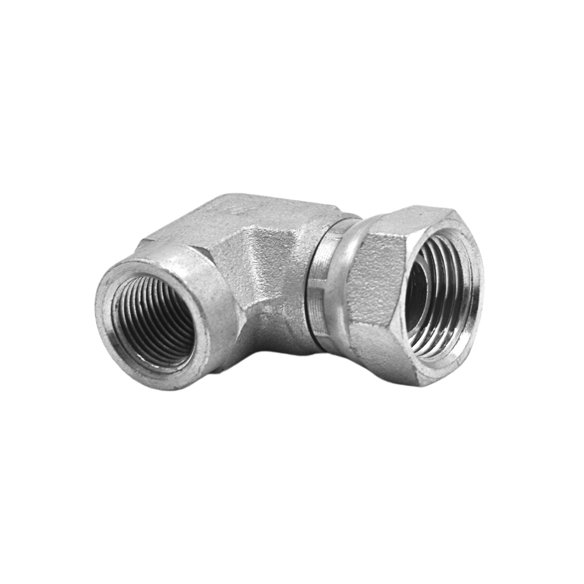 Hydraulics | 06FP-08FPS 90deg Forged Adapter | 1502-06-08-FG