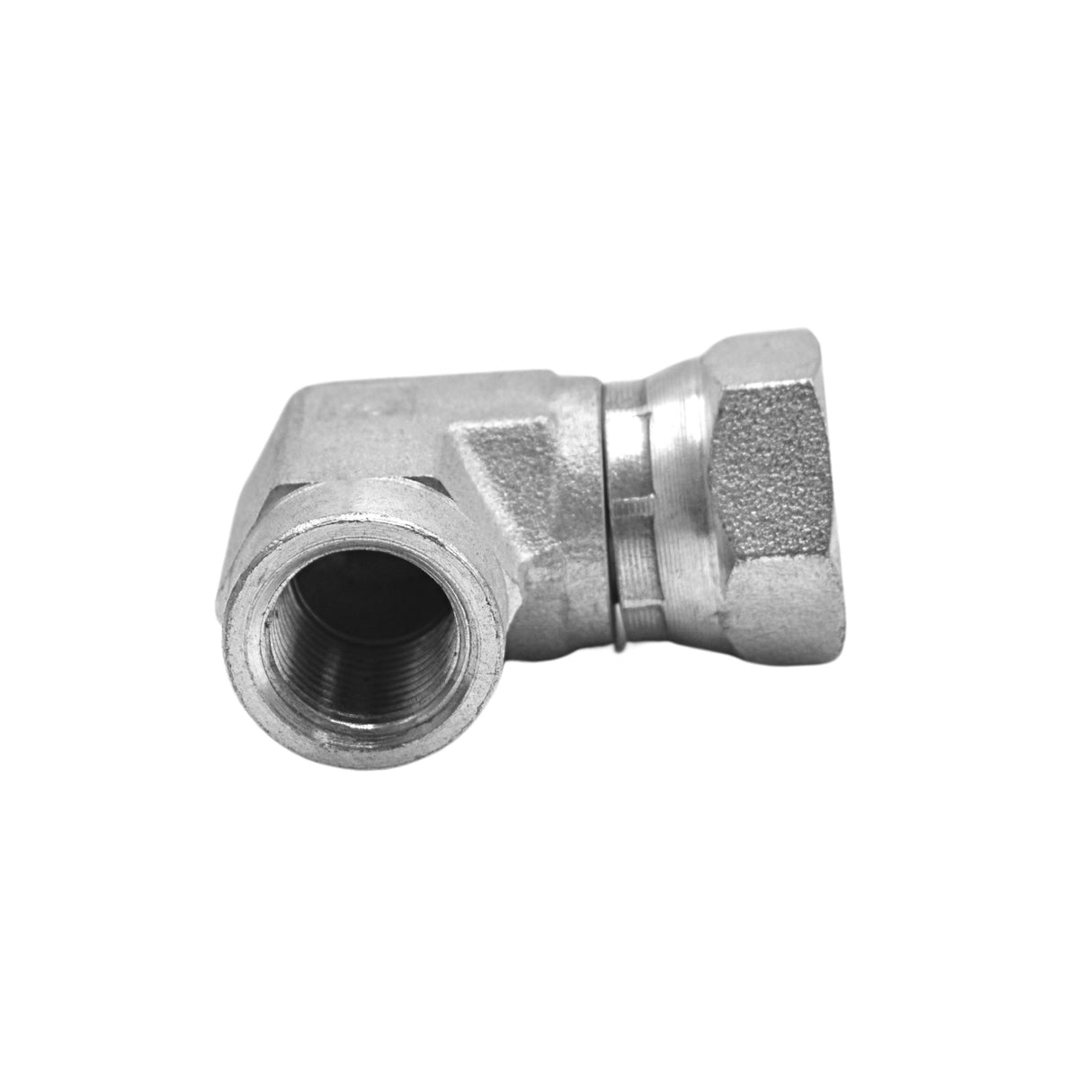 Hydraulics | 06FP-08FPS 90deg Forged Adapter | 1502-06-08-FG