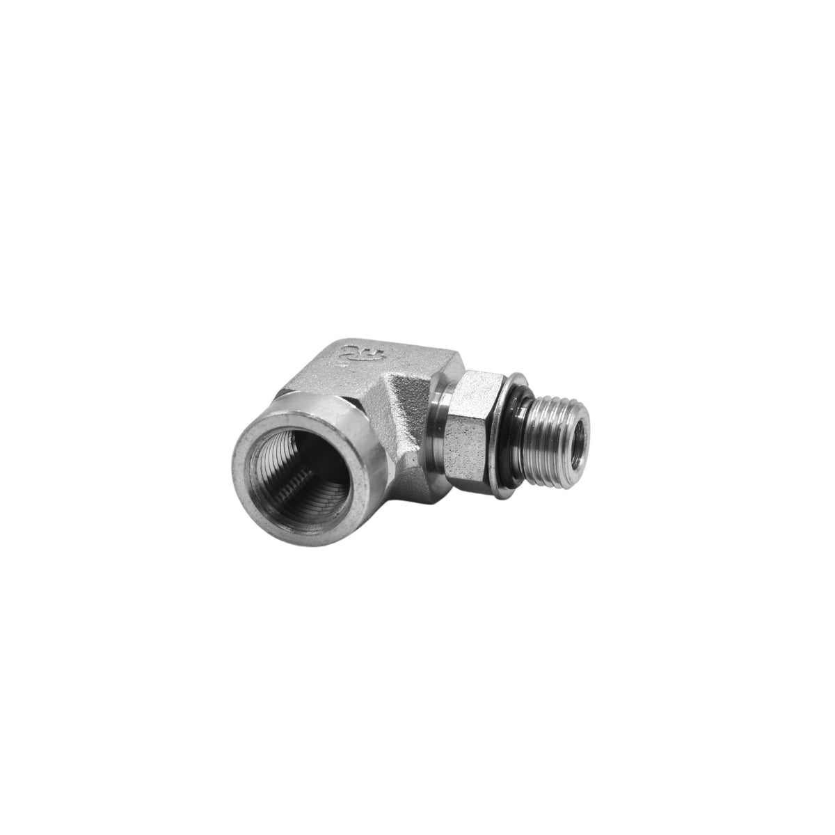 Hydraulics | 06MAORB-06FP 90deg Elb Forg | 6805-06-06-NWO-FG