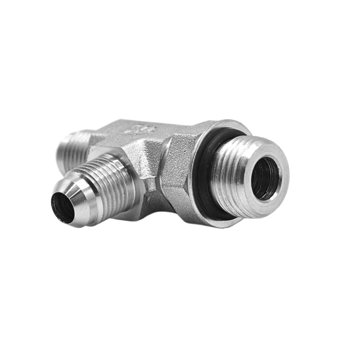 Hydraulics | 06MJ-08MAORB-06MJ Run Tee Forg Adapter | 6804-06-08-06-NWO-FG