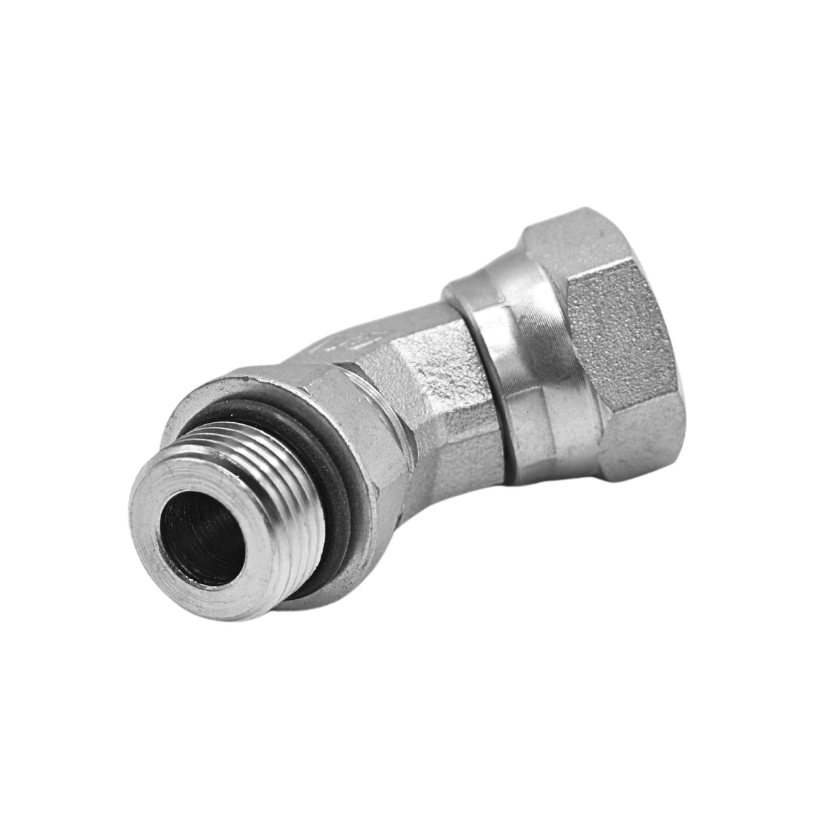 Hydraulics | 08MAORB-08FPS 45deg Elb Forg Adapter | 6902-08-08-NWO-FG