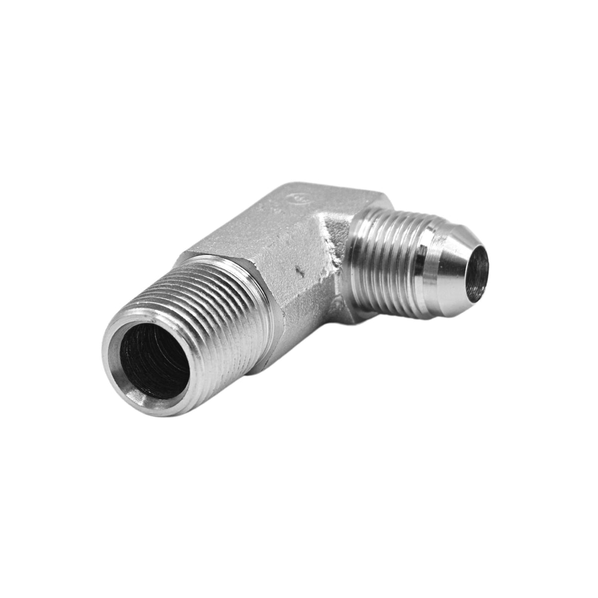 Hydraulics | 08MJ-08MP 90deg Elb Lg Forg Adapter | 2501-L-08-08-FG