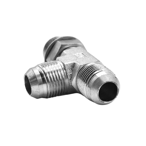 Hydraulics | 10MJ-10MAORB-10MJ Run Tee Forg Adapter | 6804-10-10-10-NW ...