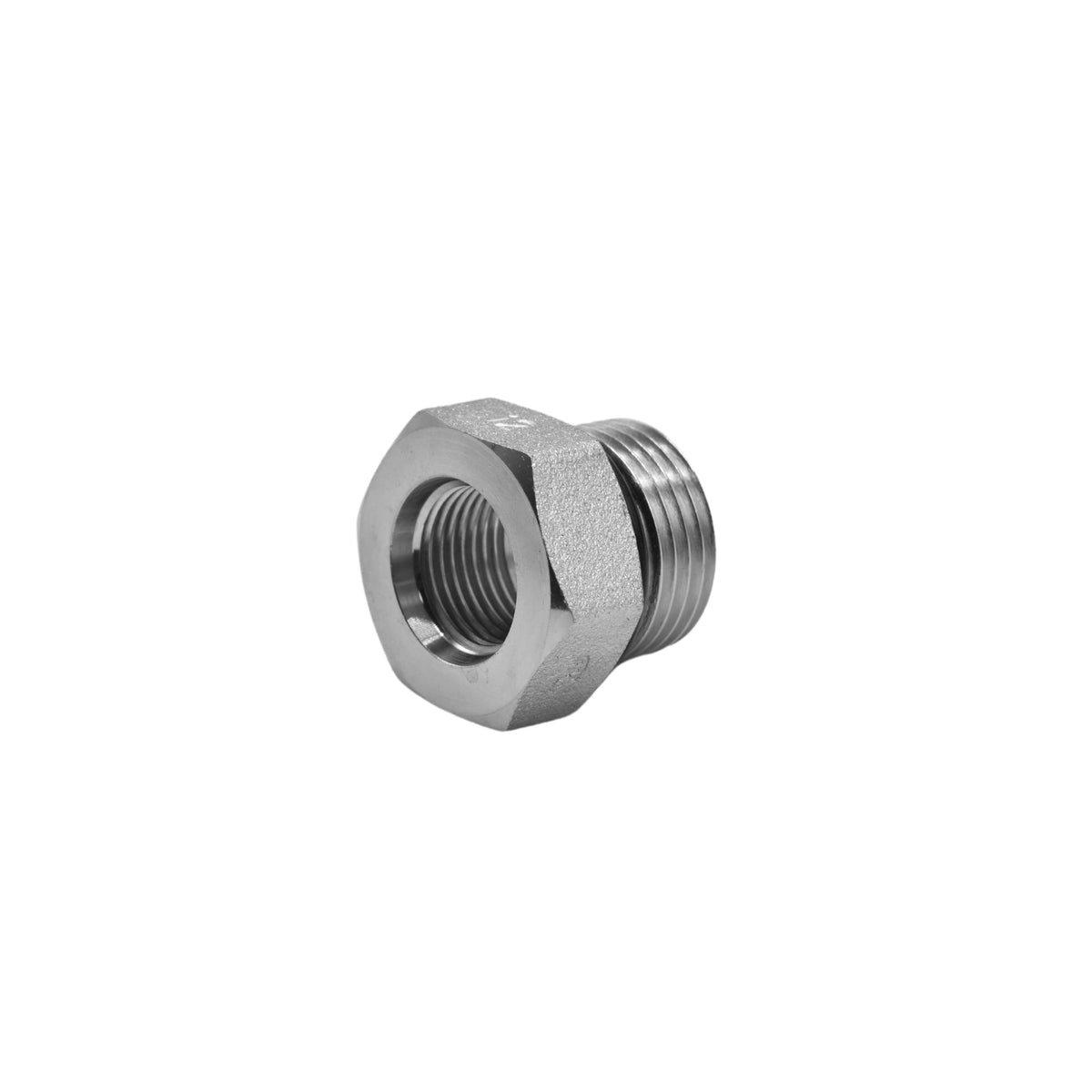Hydraulics | 12MORB-08FORB Straight Red Adapter | 6410-12-08-O