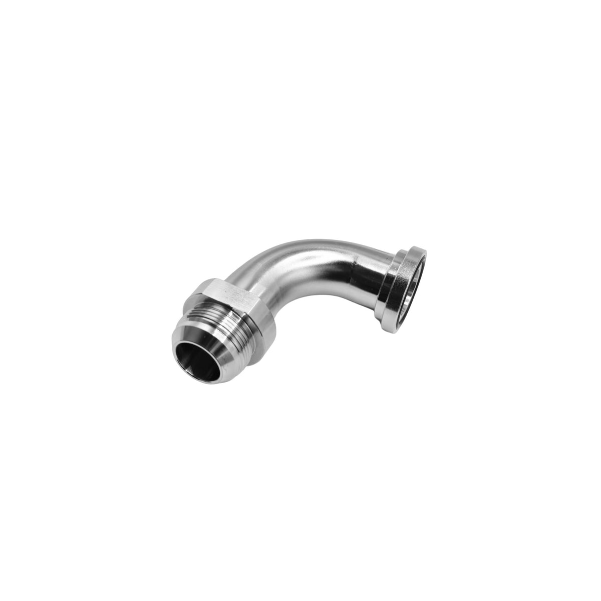 Hydraulics | 20MJ-20Flg 90deg Elb Code 61     Bent Tube Style adapter | 1704-20-20