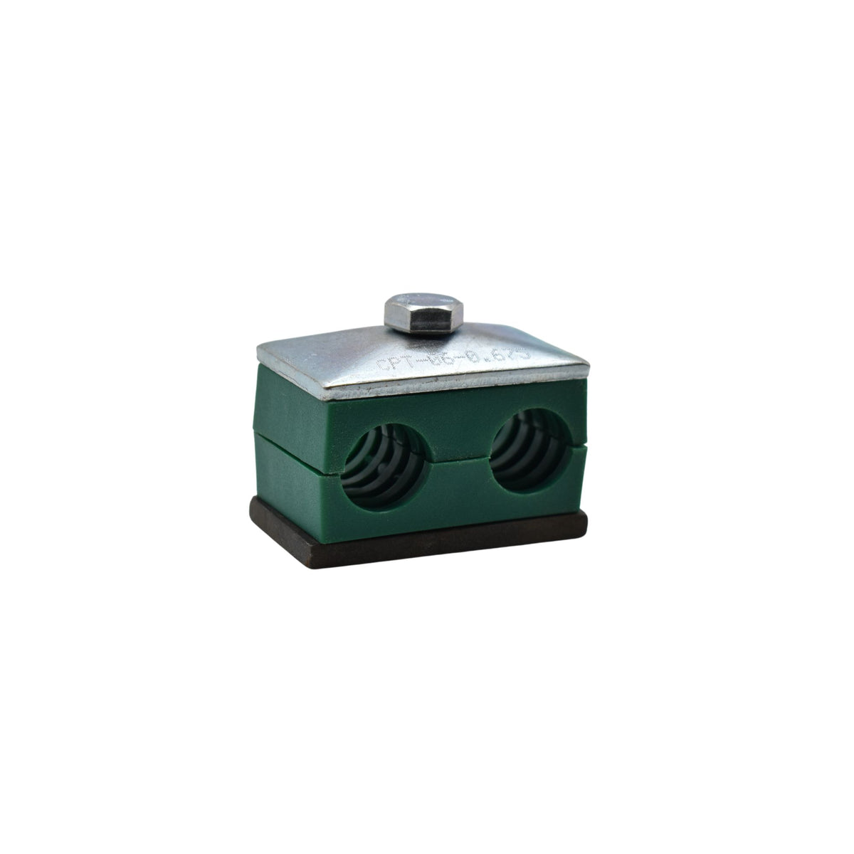 Hydraulics | 3/8" Twin Pipe Clamp | CPT-06-0.675
