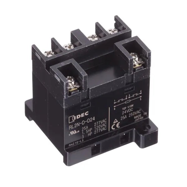 IDEC | 2-Pole Screw Term Din Rail 24Vdc | RL2N-D-D24