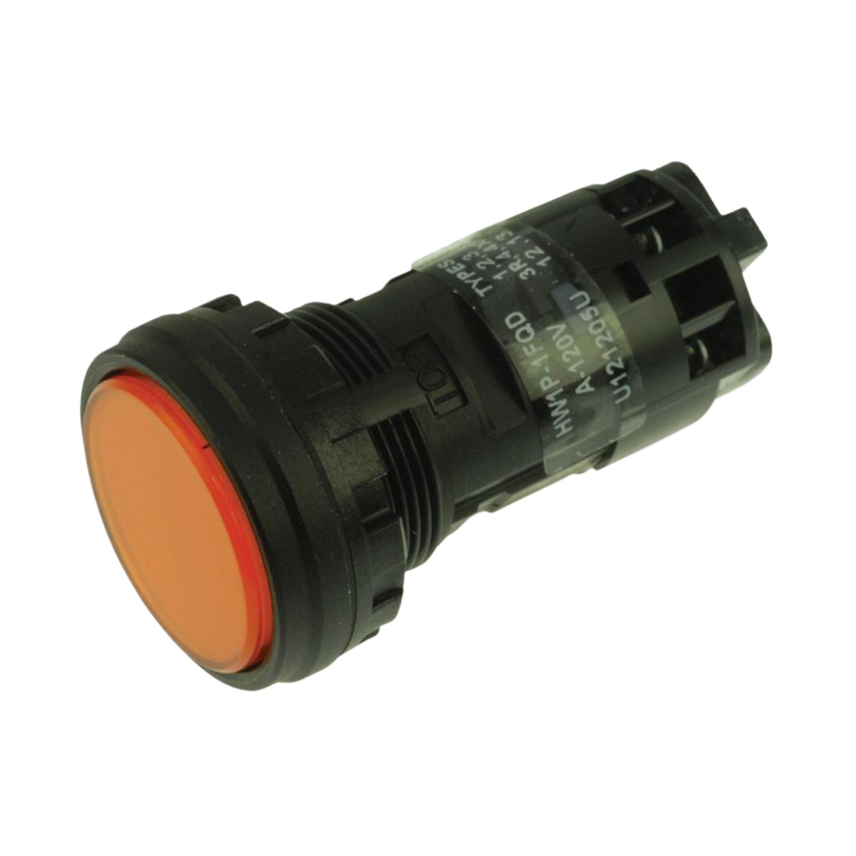 IDEC | 22mm Pilot Light Amber | HW1P-1FQD-A-120V
