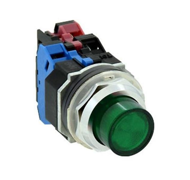 IDEC | 30mm PB IL Mom 24V 2NO Grn | ALD22220DNUG