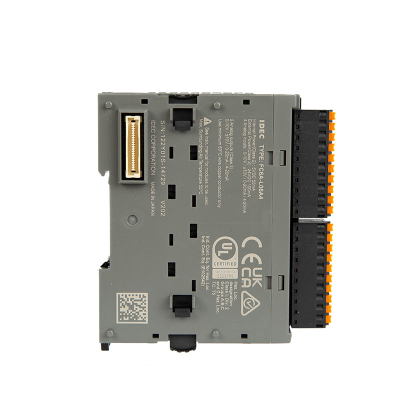 IDEC | 4in 2ou Voltage Current Module, Push-in | FC6A-L06A4