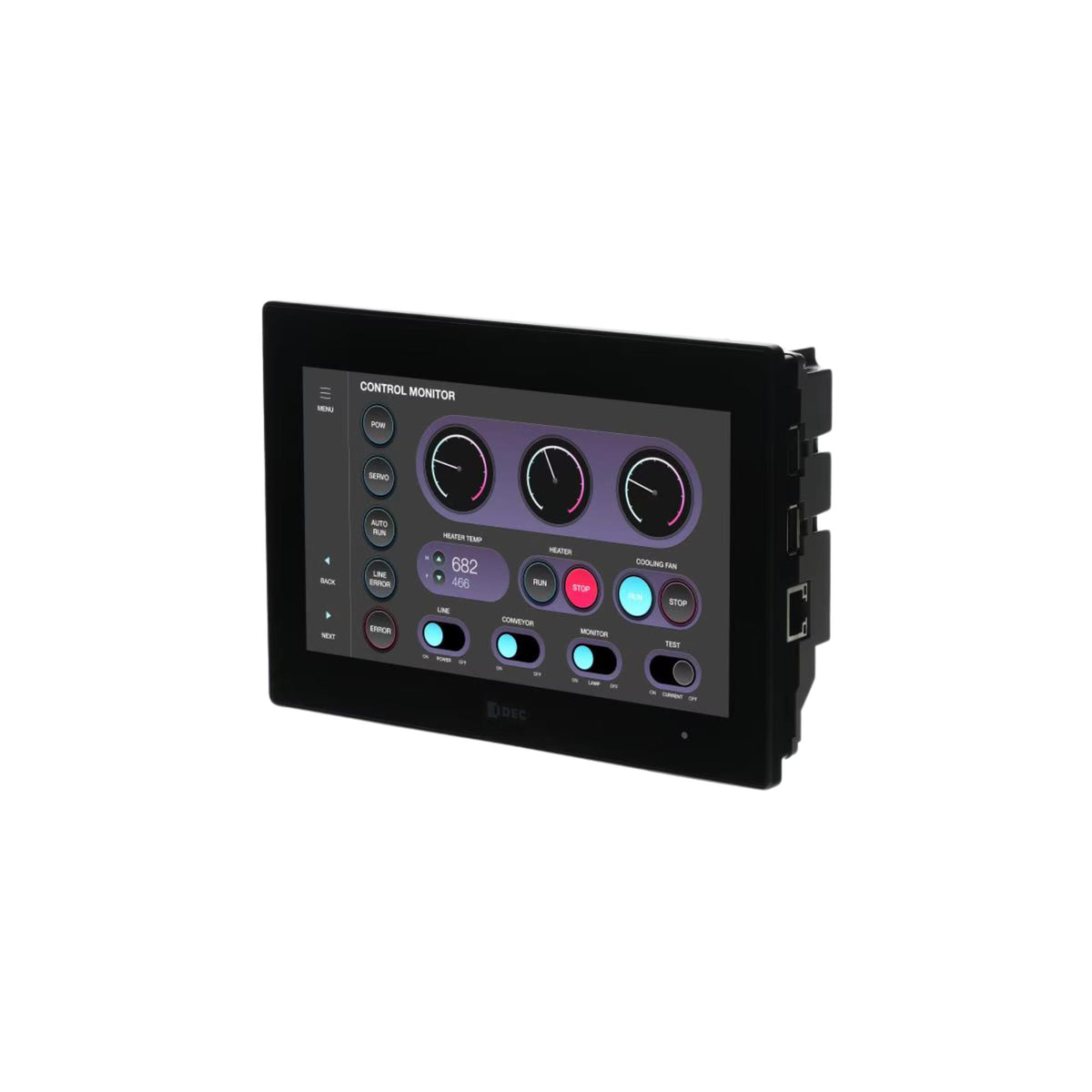 IDEC| 7 in PLC+HMI 22IO Relay | FT2J-7U22KAF-B