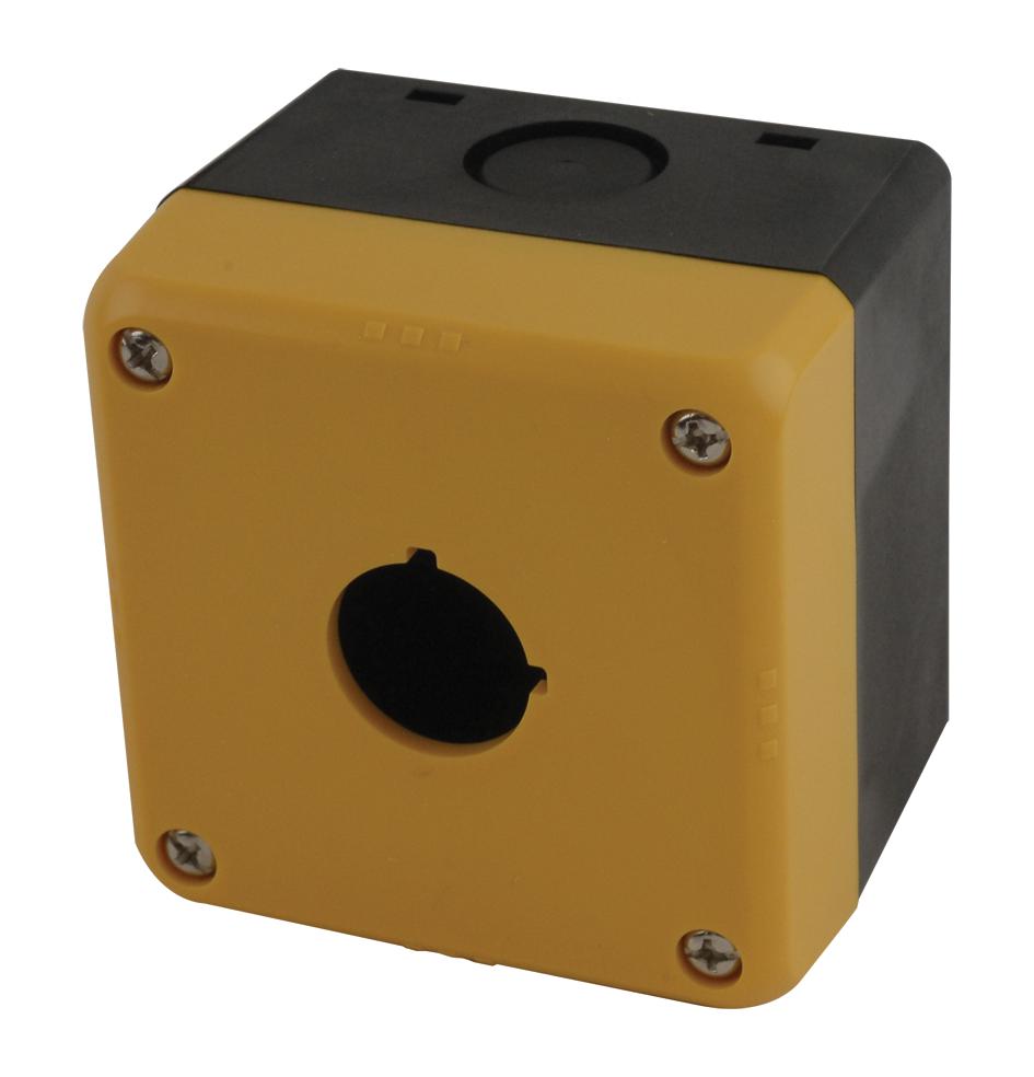 IDEC | Enclosure 1 Hole Box Yellow | FB1W-111Y