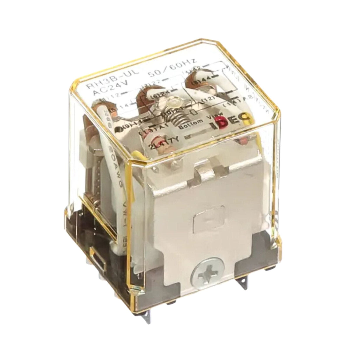 Ice Cube Relay | RH3B-ULAC24V used on Idec product line - front view