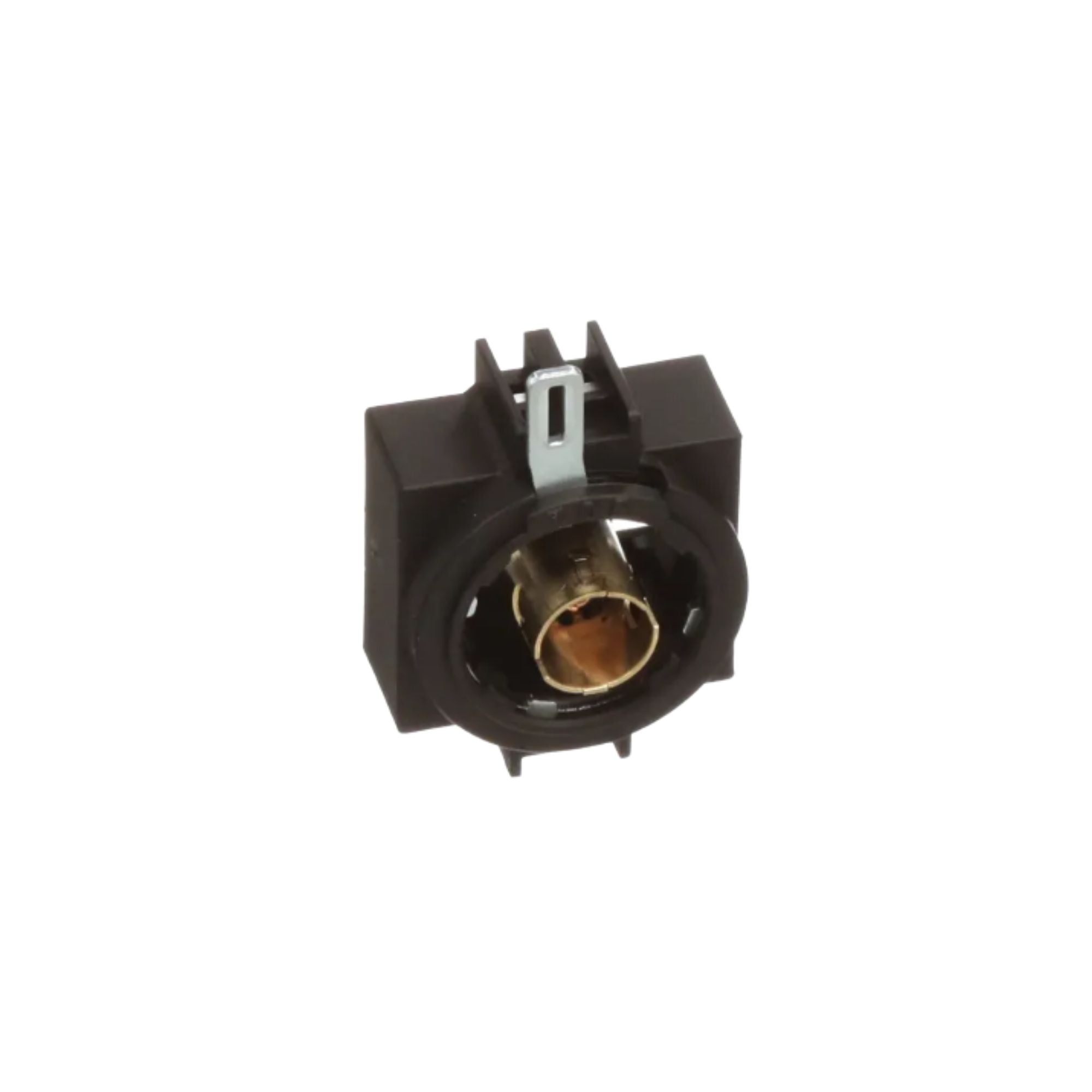 square shaped block with a circular shaped adaptor in the center