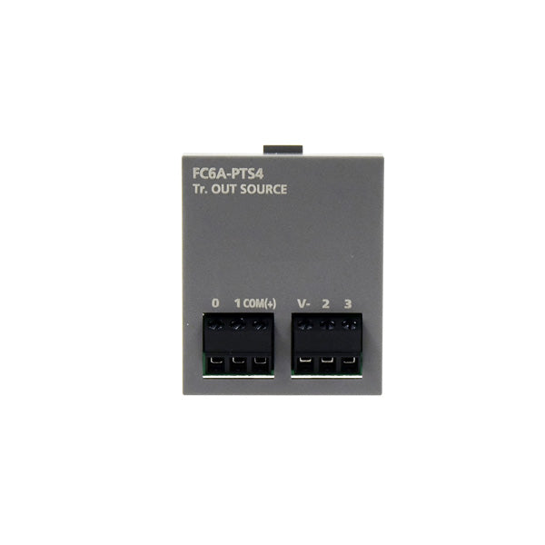 square grey cartridge with output ports along the bottom