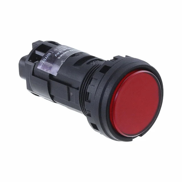 IDEC | Pilot Light 22mm Red | HW1P-1FQD-R-120V