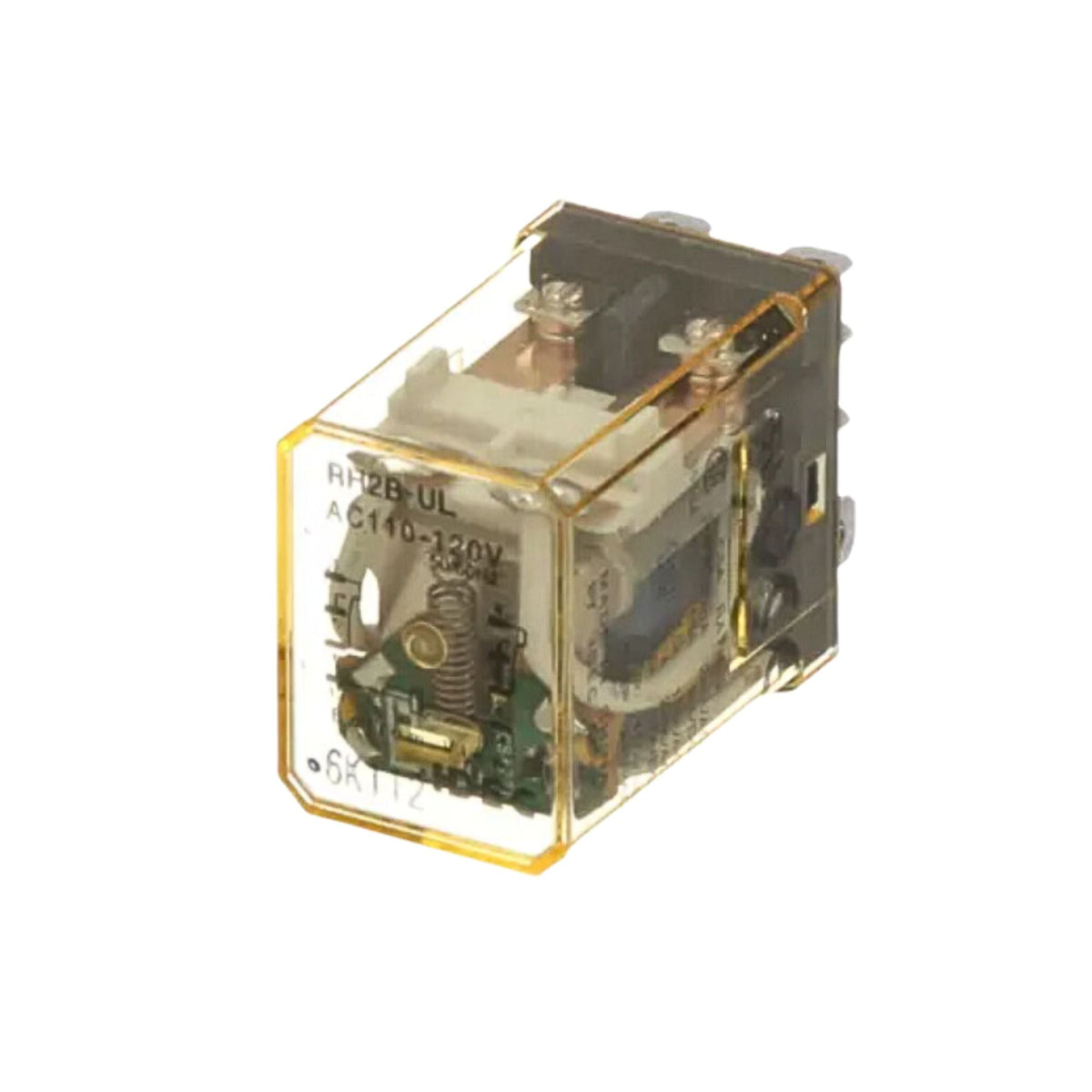 Relay Plug-In DPDT 10A 120VAC | RH2B-ULAC110-120V used on Idec product line - front view